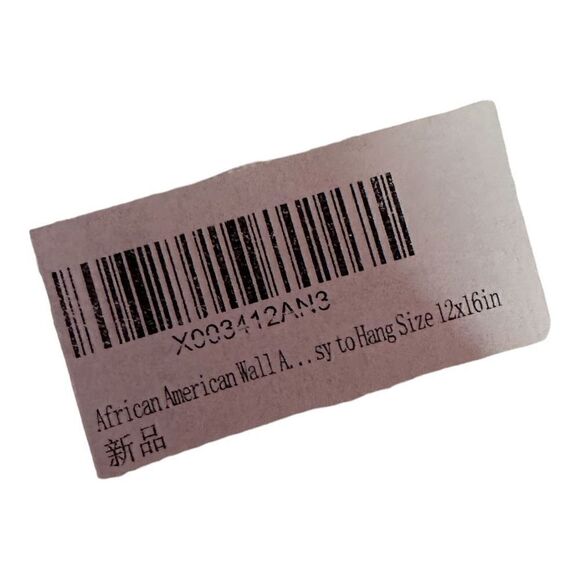 Black queen sunflower praying matte canvas wall art 12x16 - Picture 13 of 16